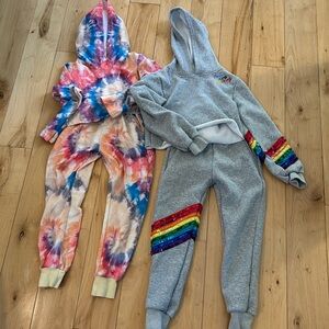 Lola + The Boys Tie-Dye and Rainbow Kids Matching Sets
